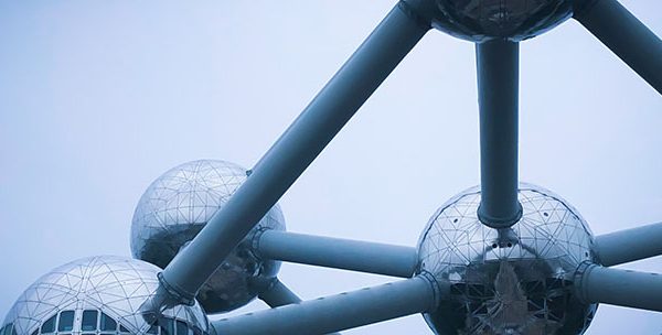 Metal sculpture in Brussels